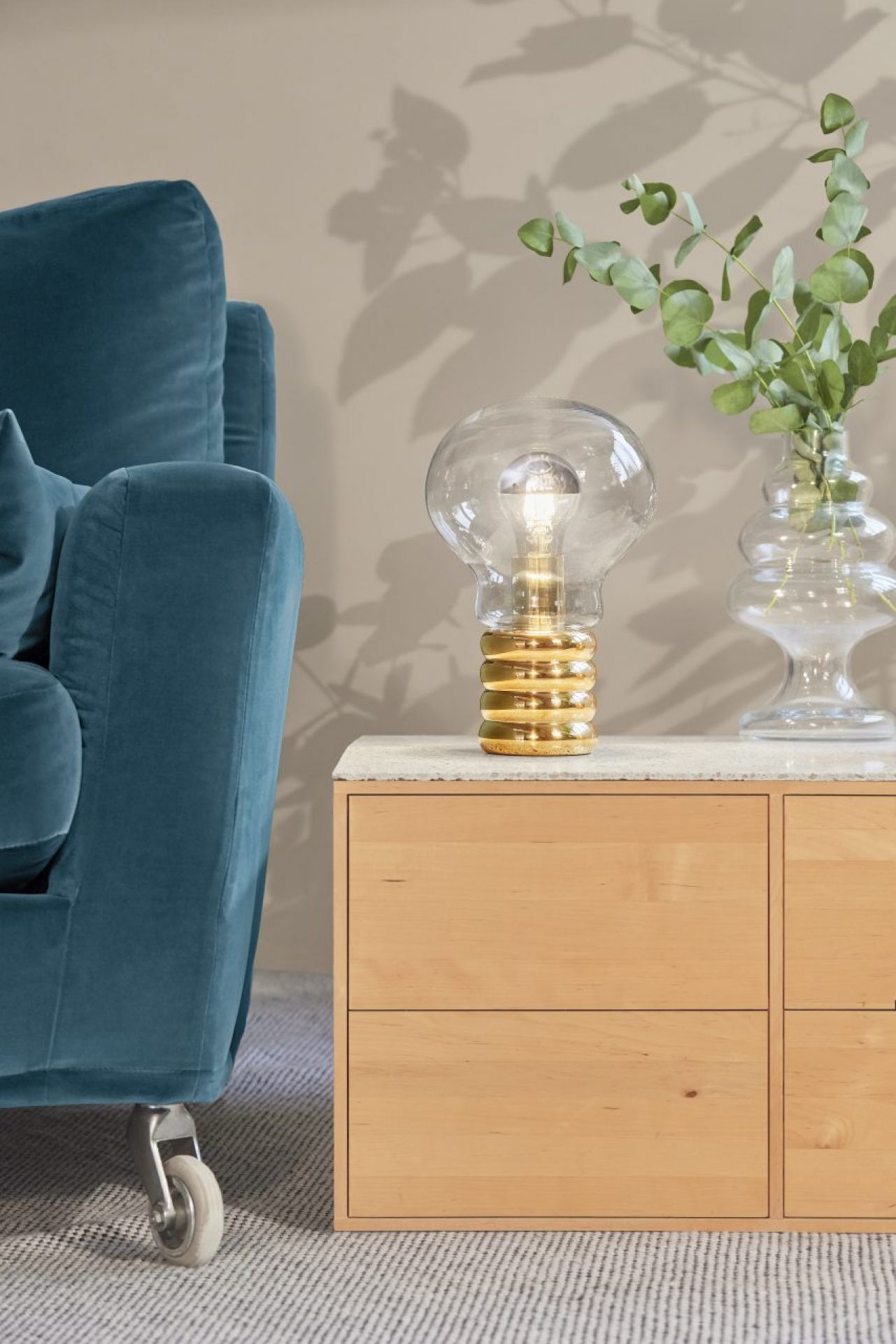 Bulb Brass Table Lamp 125 V Ingo Maurer 