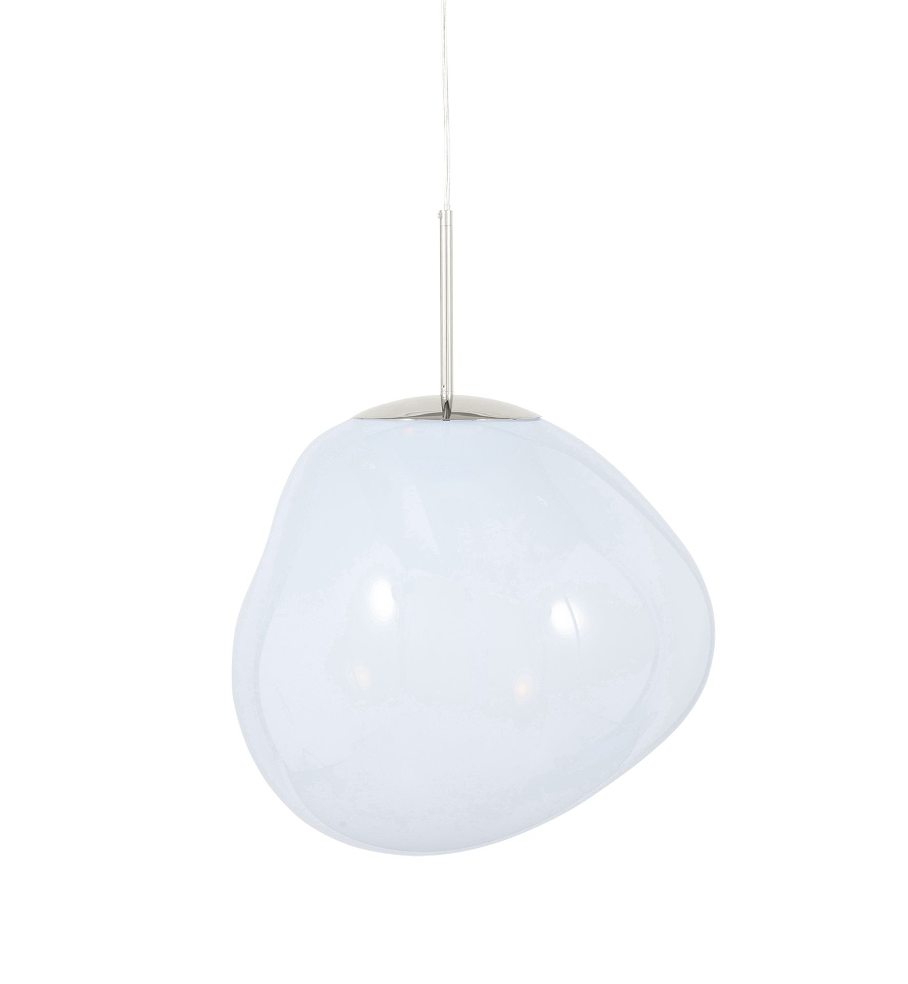 Melt pendant LED Opal - Silver Tom Dixon