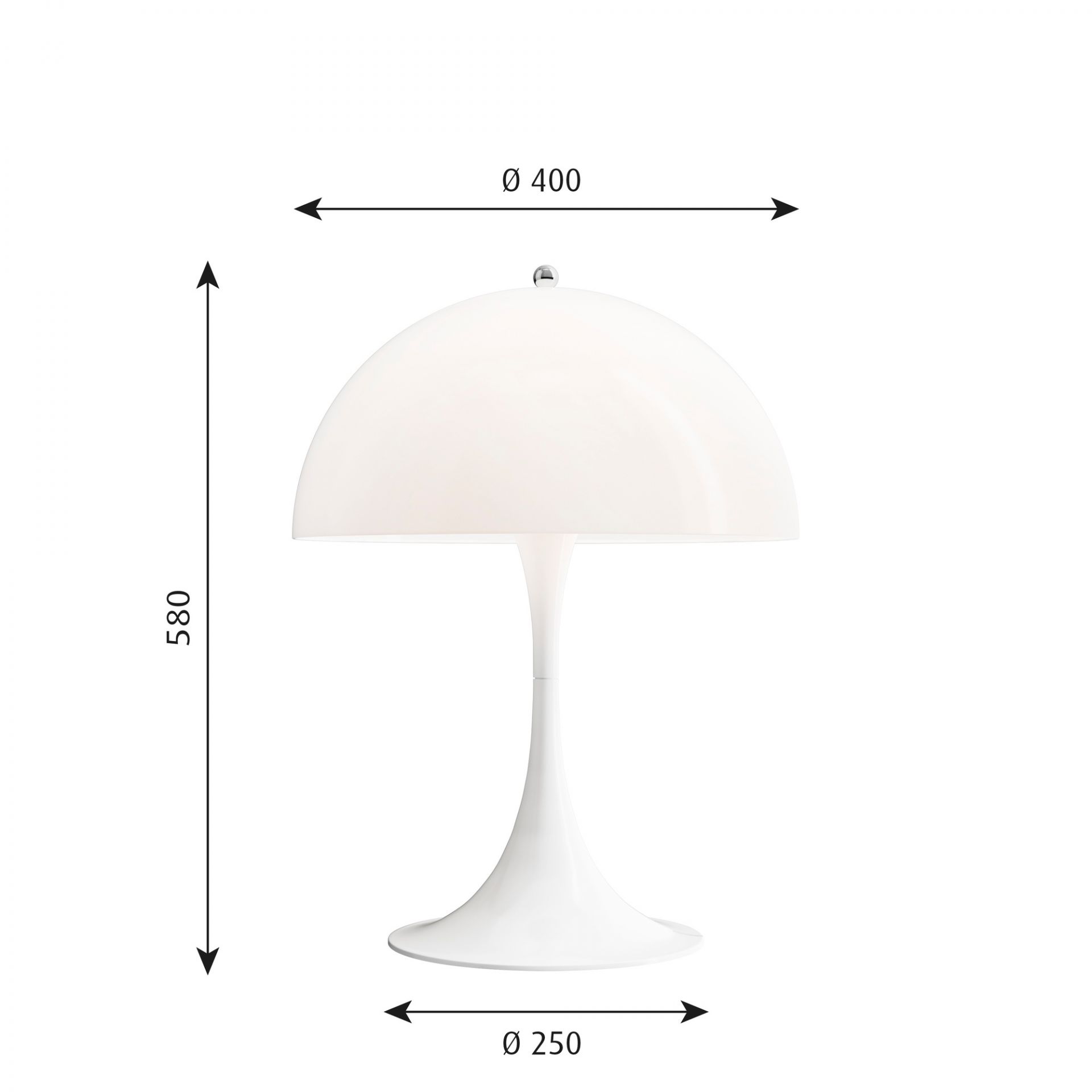 Panthella 400 Table lamp Louis Poulsen