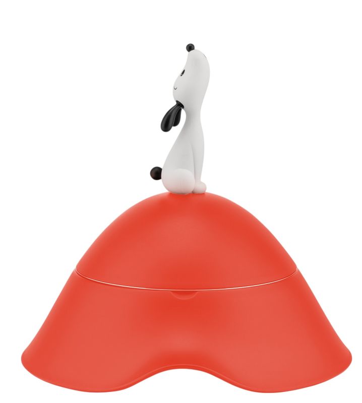 Lula AMMI19 Dog bowl with blanket Red-orange Alessi SINGLE PIECES