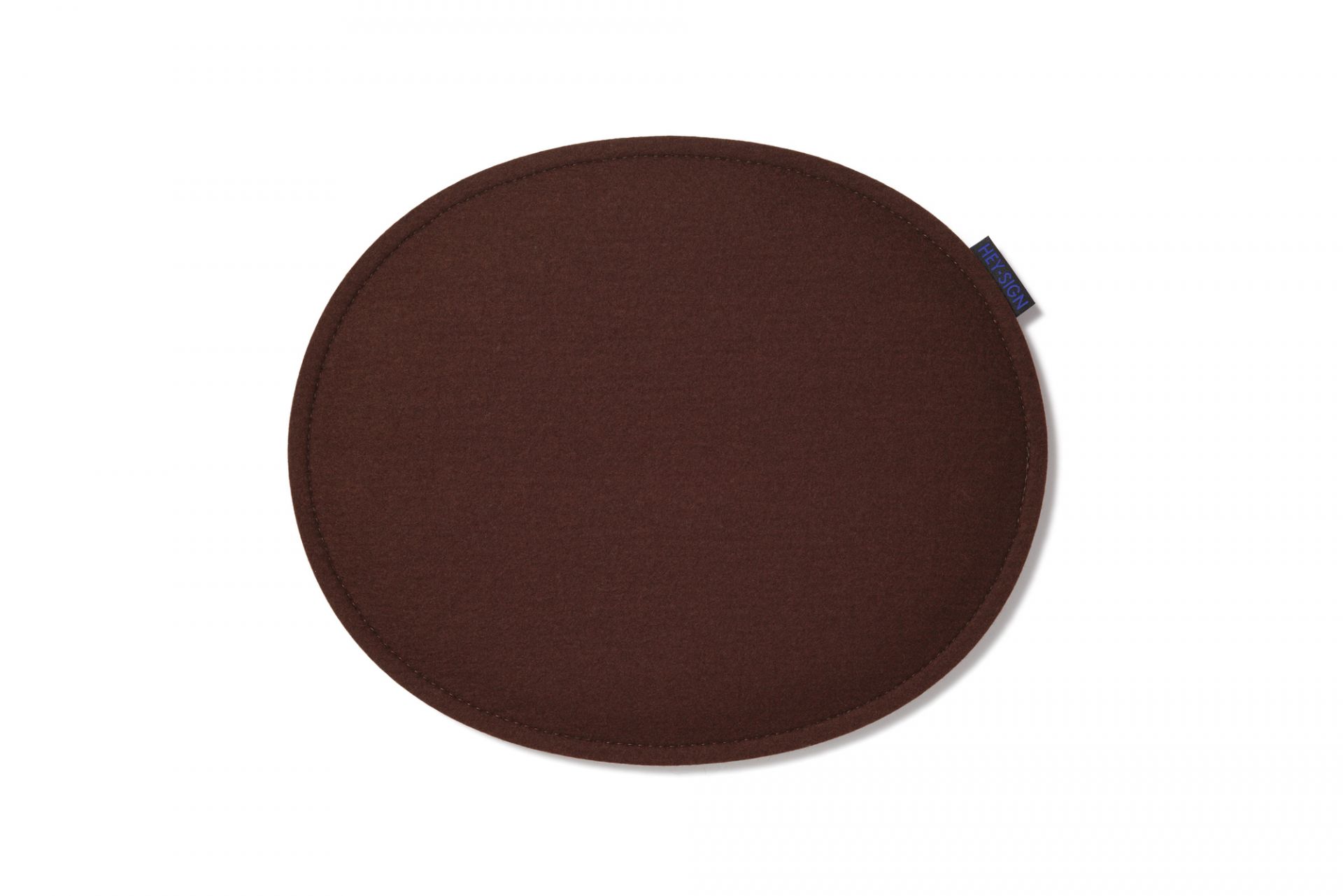Seat pad - Felt pad Fritz Hansen 3107 Chair Chocolate Hey Sign