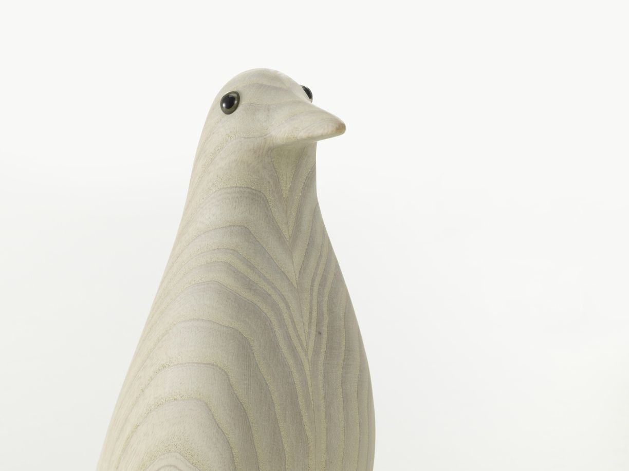 Eames House Bird sculpture white oiled ash Vitra New version