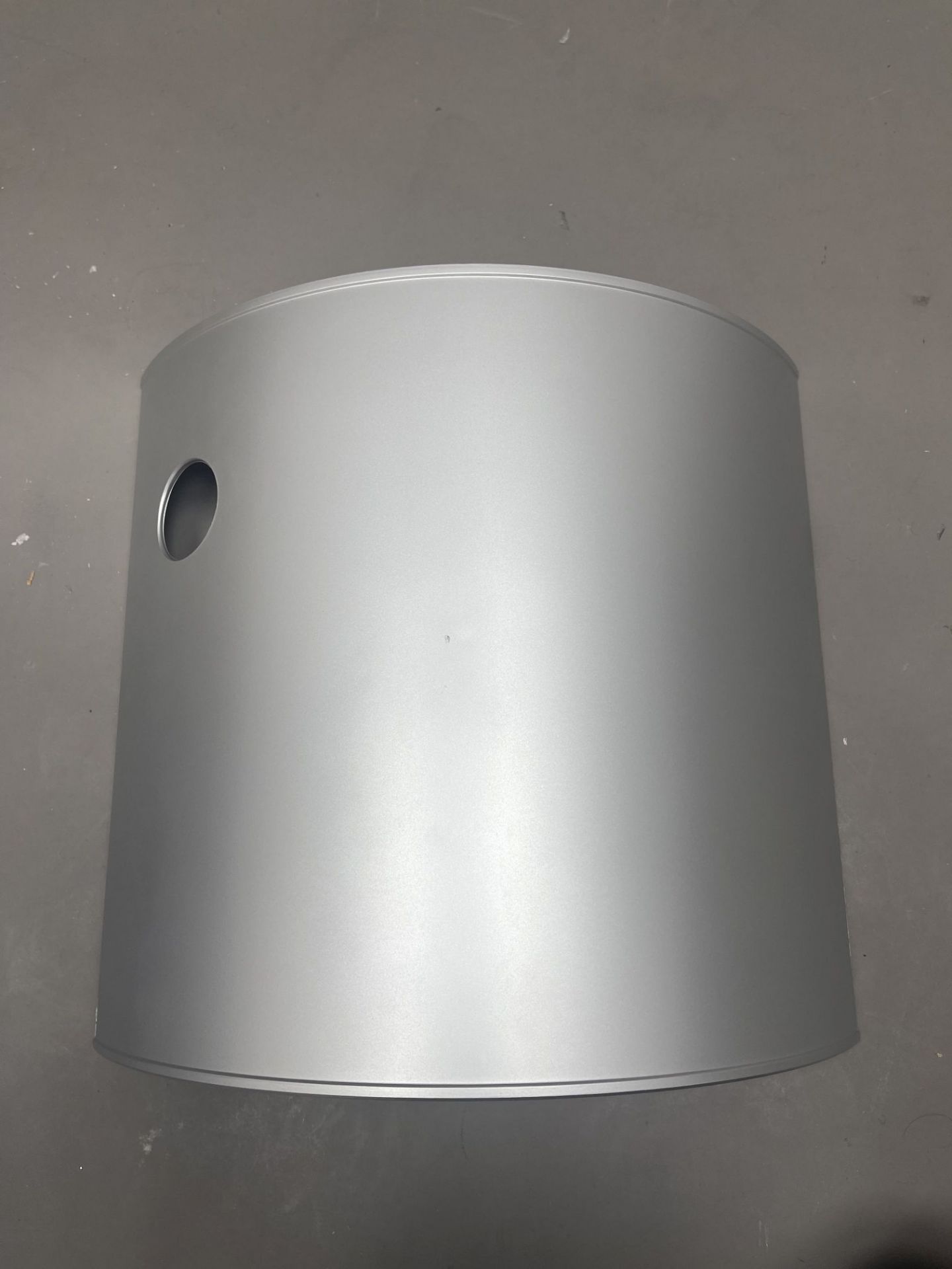 Componibili 4955 - round element high SILVER Kartell MÄNGELEXEMPLAR