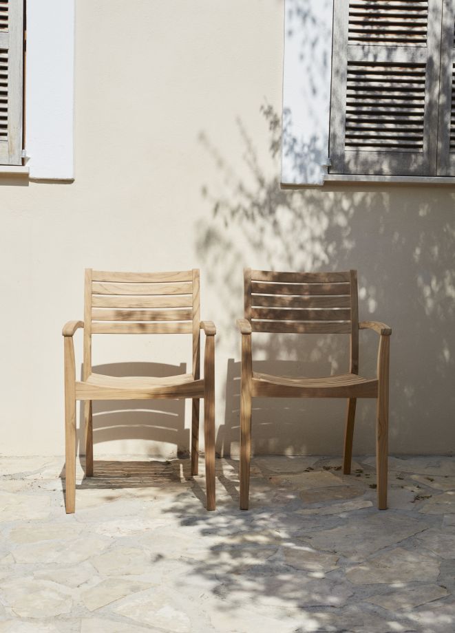 Ballare Chair Outdoor Skagerak by Fritz Hansen