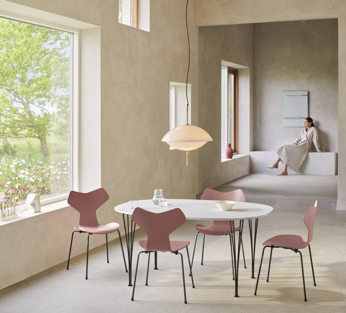 Fritz Hansen Super Elliptical table series