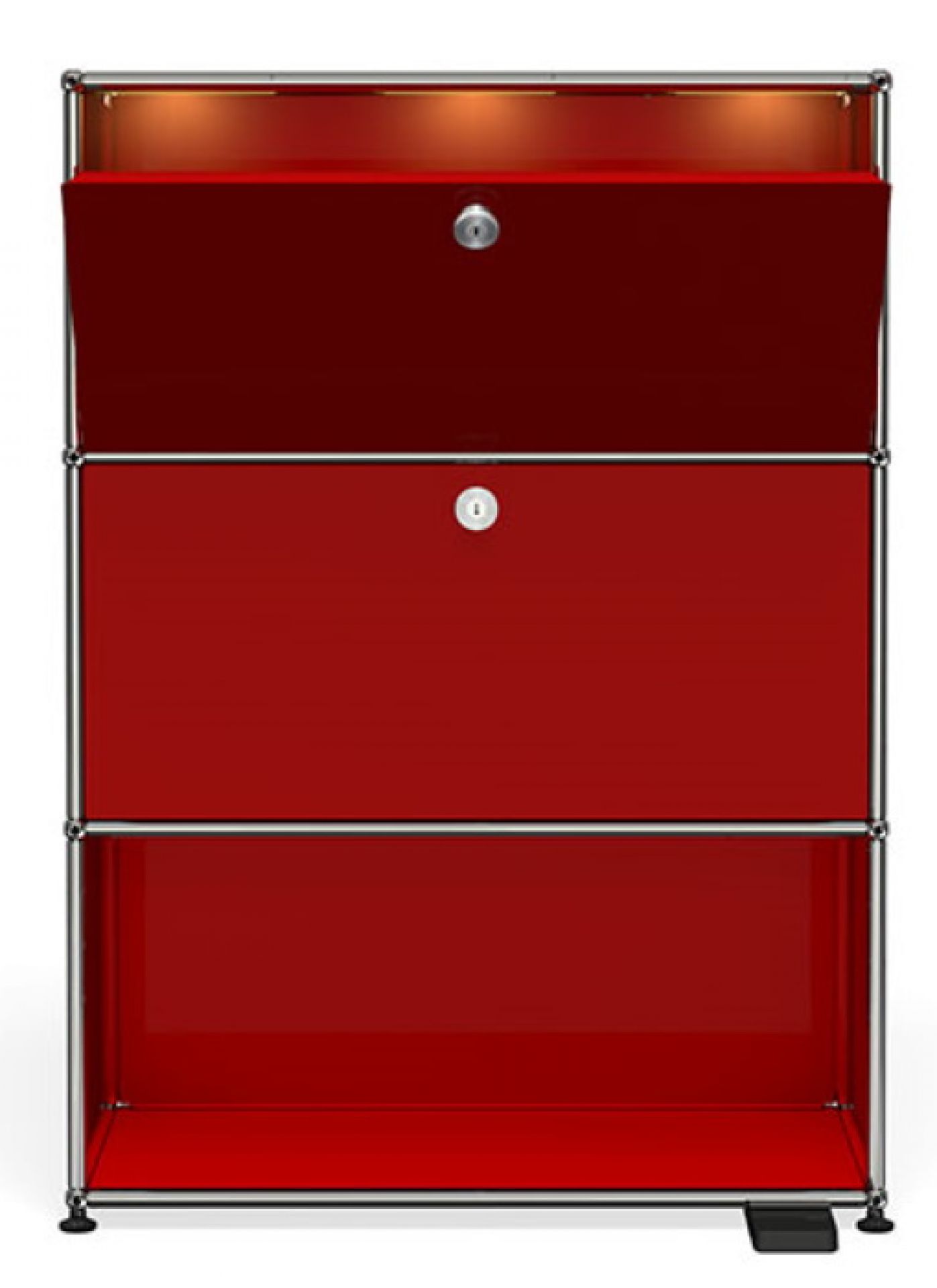 USM Haller E Highboard Ruby red