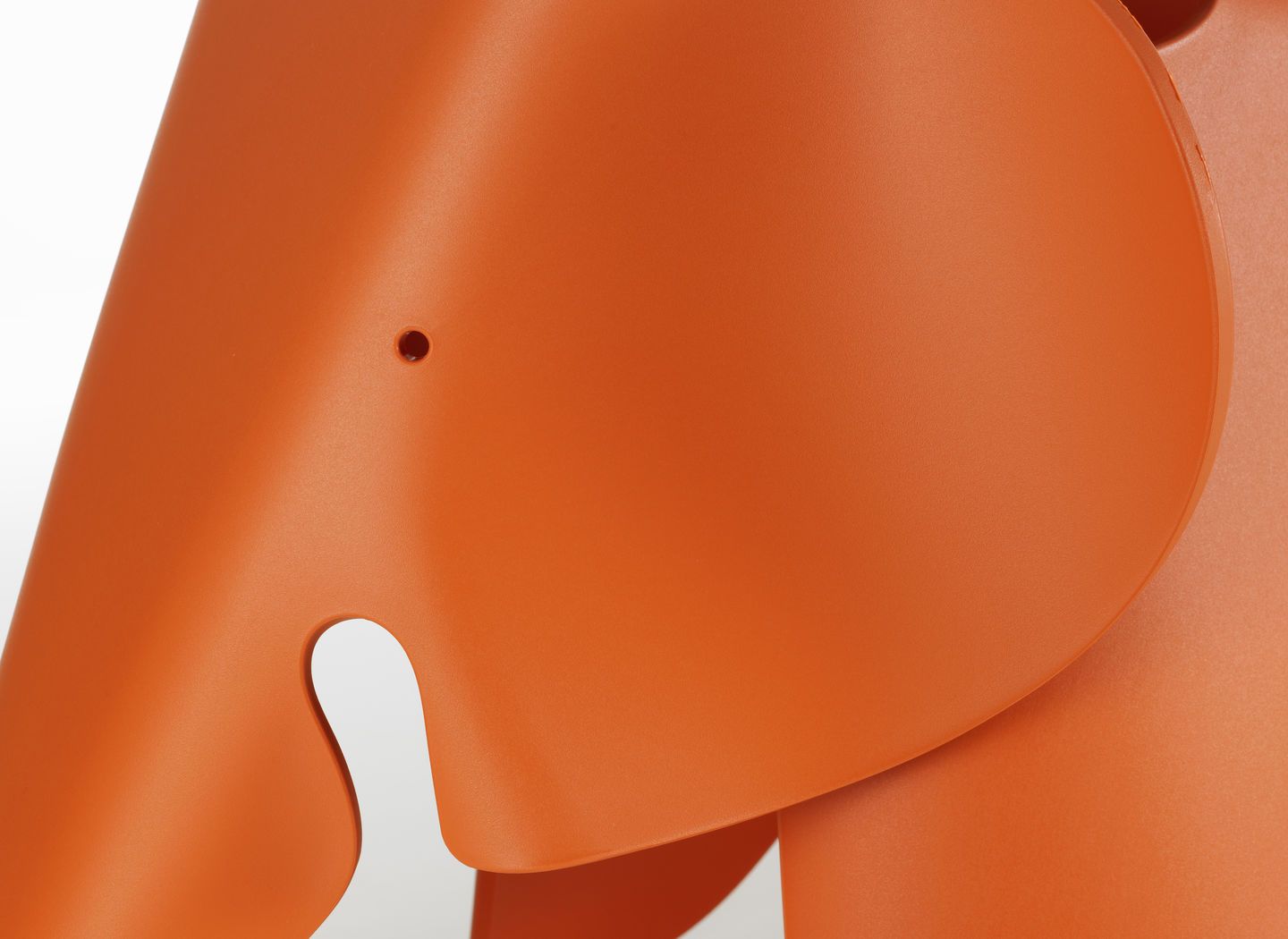 Eames Elephant Stool RE Vitra Red Orange
