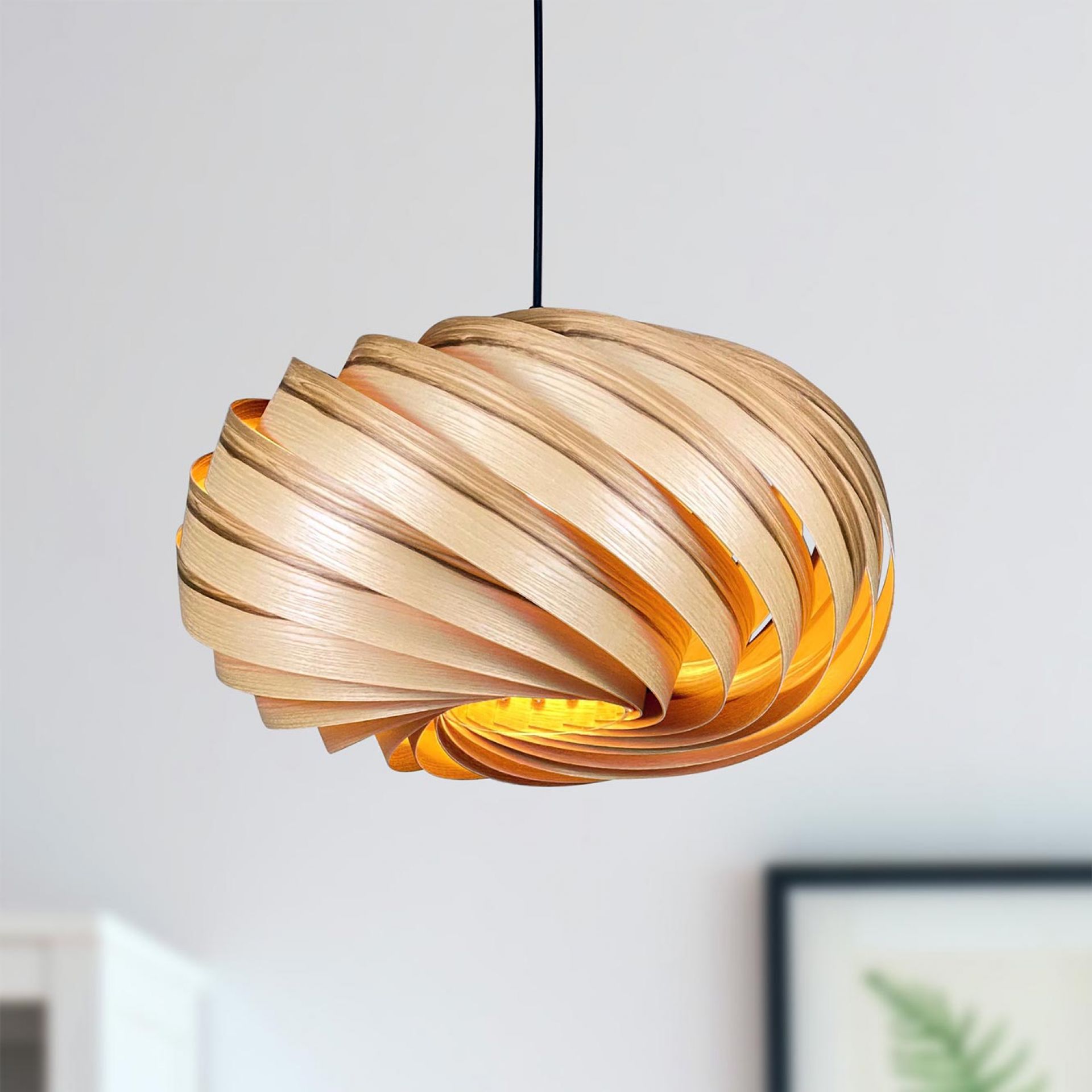 Quiescenta Pendant lamp Ø45 cm Olive Gofurnit