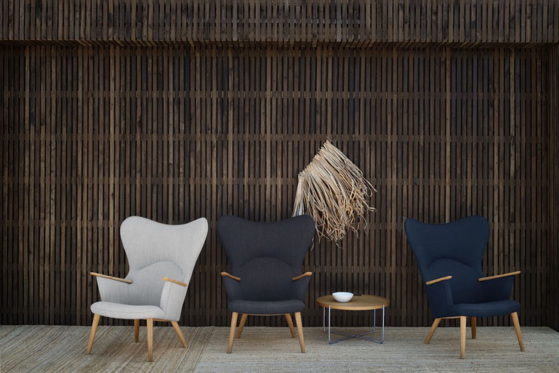 CH78 Mama Bear Lounge Chair Fiord 0151 Carl Hansen & Søn