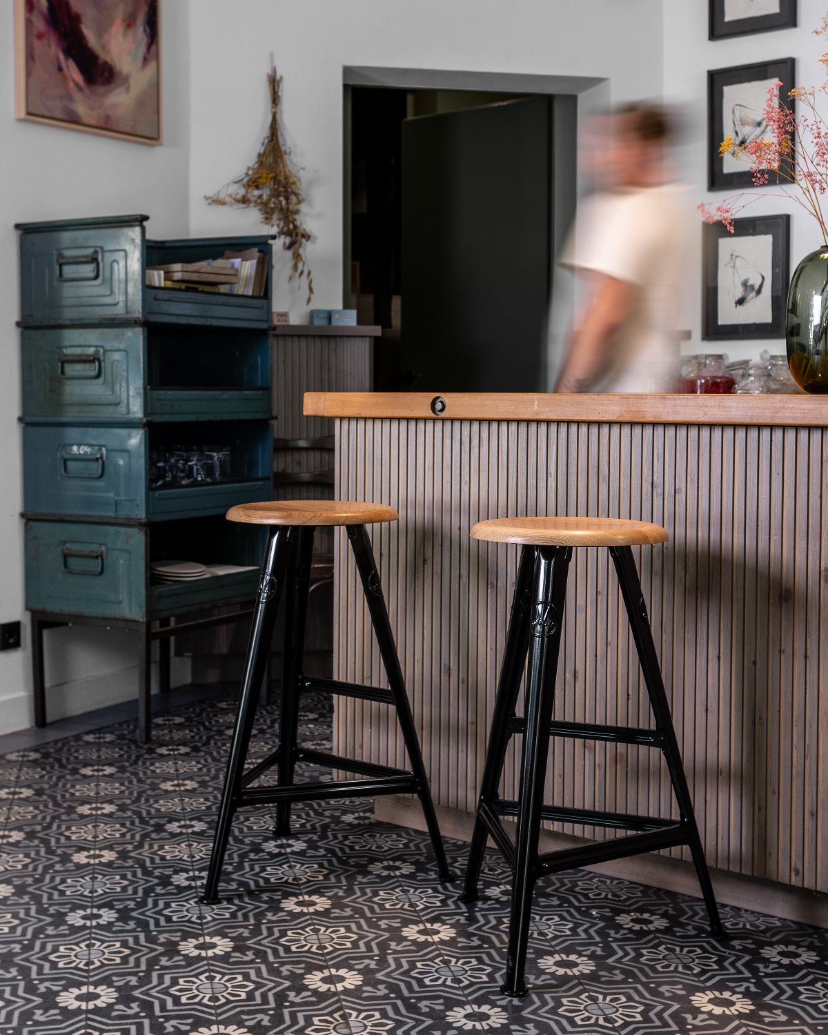 Stool - Model I 75 cm Bar stool Rowac