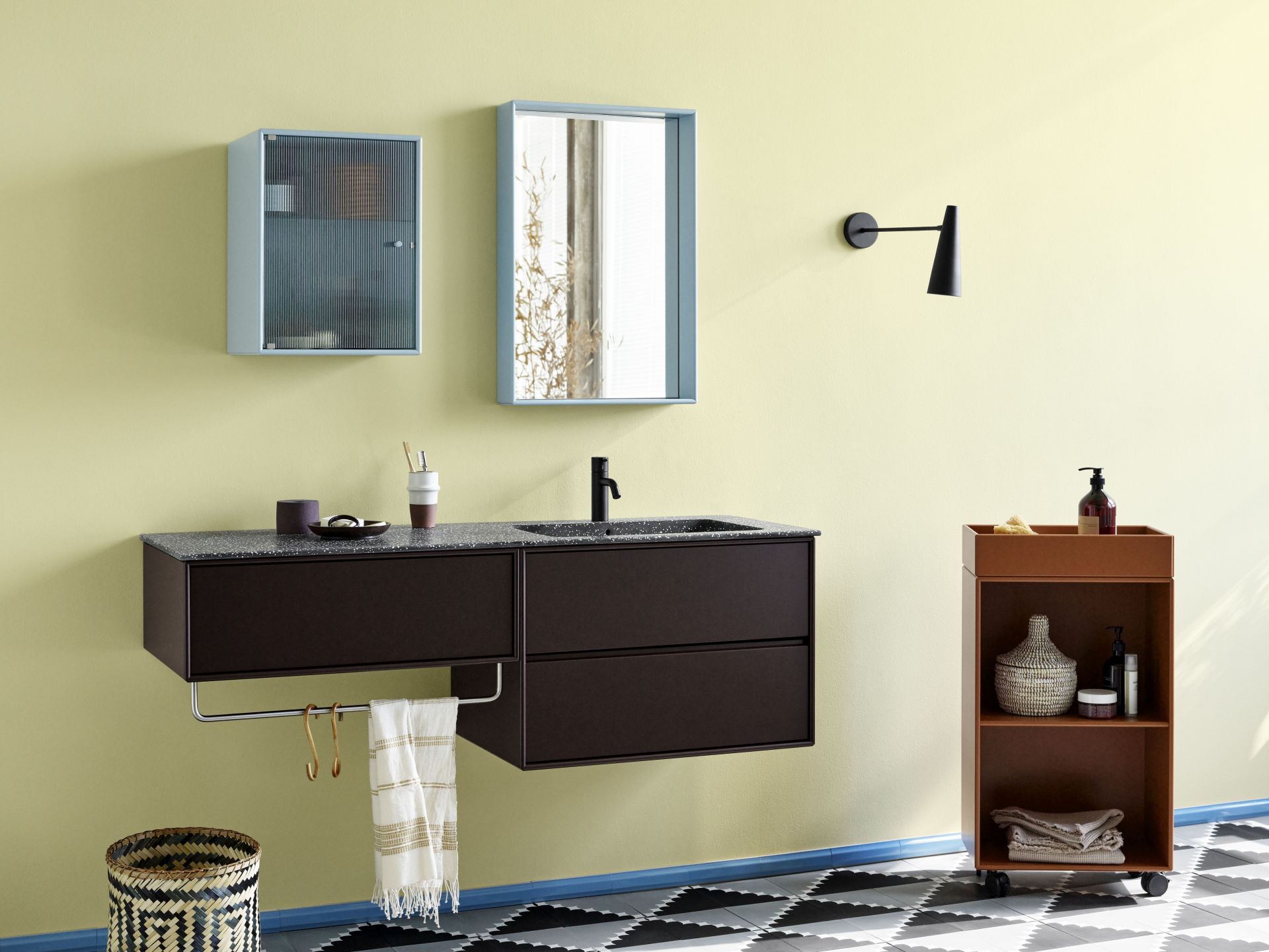 RIPPLE Bathroom Cabinet Graphic Montana