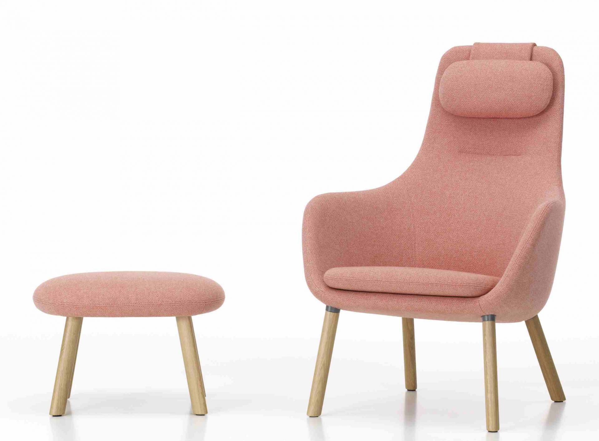 Hal Lounge Chair Armchair + Ottoman Vitra Hal Lounge Chair Armchair + Ottoman Vitra
