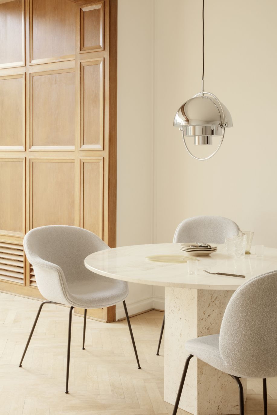 Multi-Lite pendant lamp Chrome Gubi Multi-Lite pendant lamp Chrome Gubi