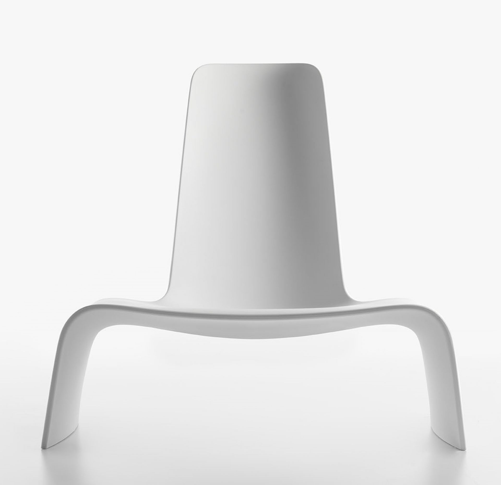 Land Lounge Chair White Plank