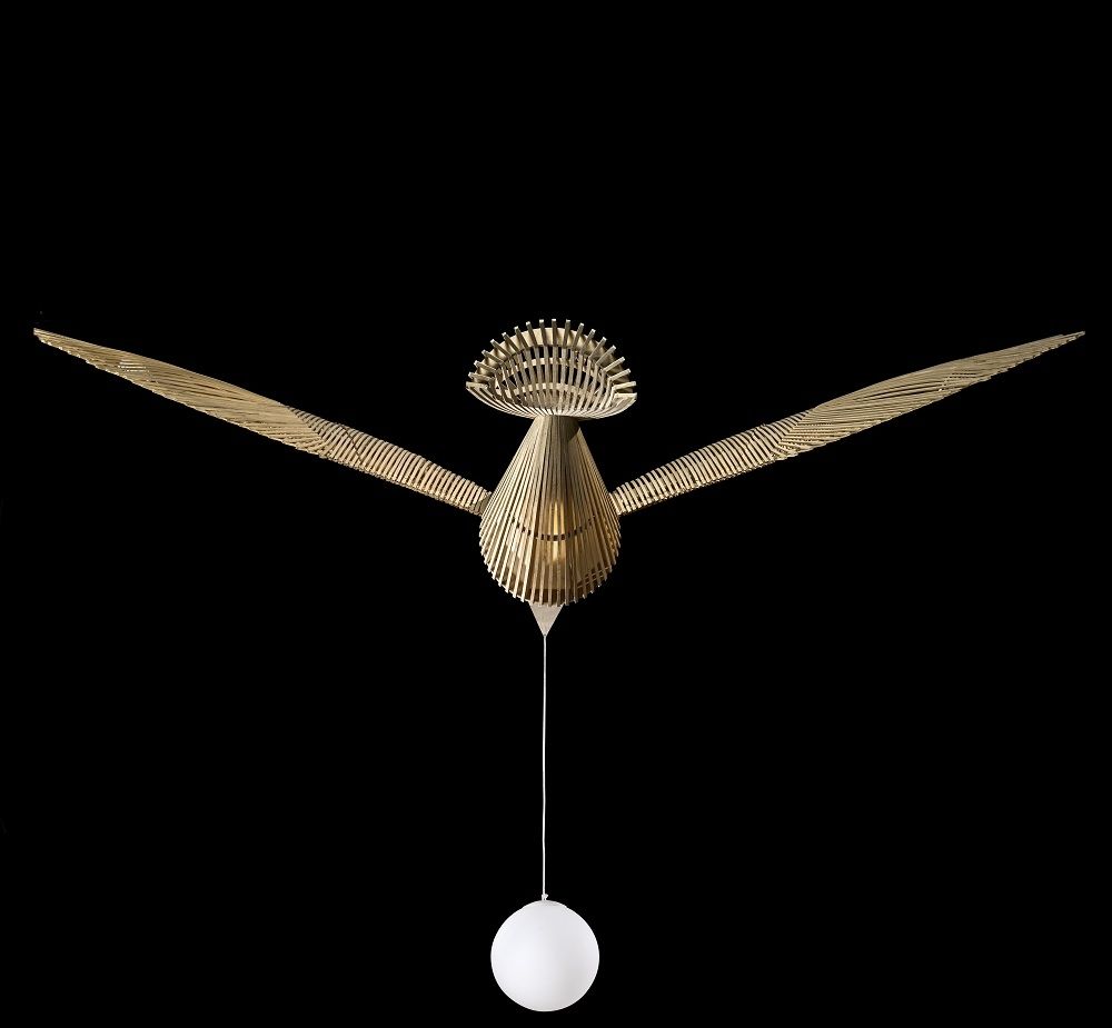Big Bird / Birdy Suspension Lamp Sculpture LZF Lamps 