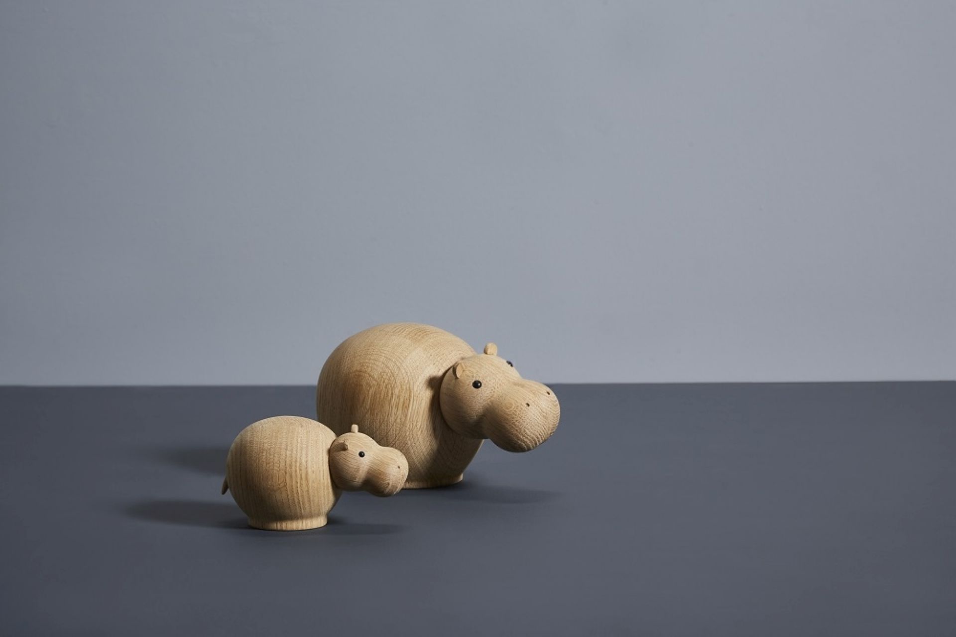 Hibo Hippopotamus Hippopotamus Wooden Figurine Medium Woud SINGLE PIECES