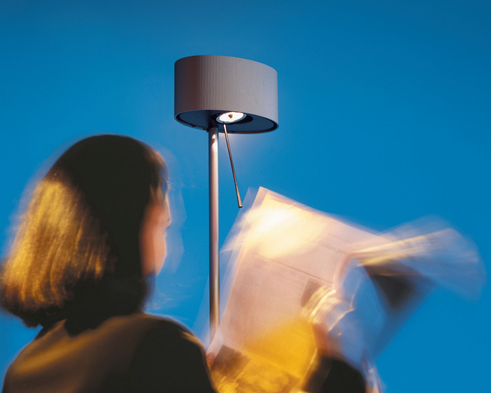 Diogenes LED Floor Lamp Belux Gold Gray