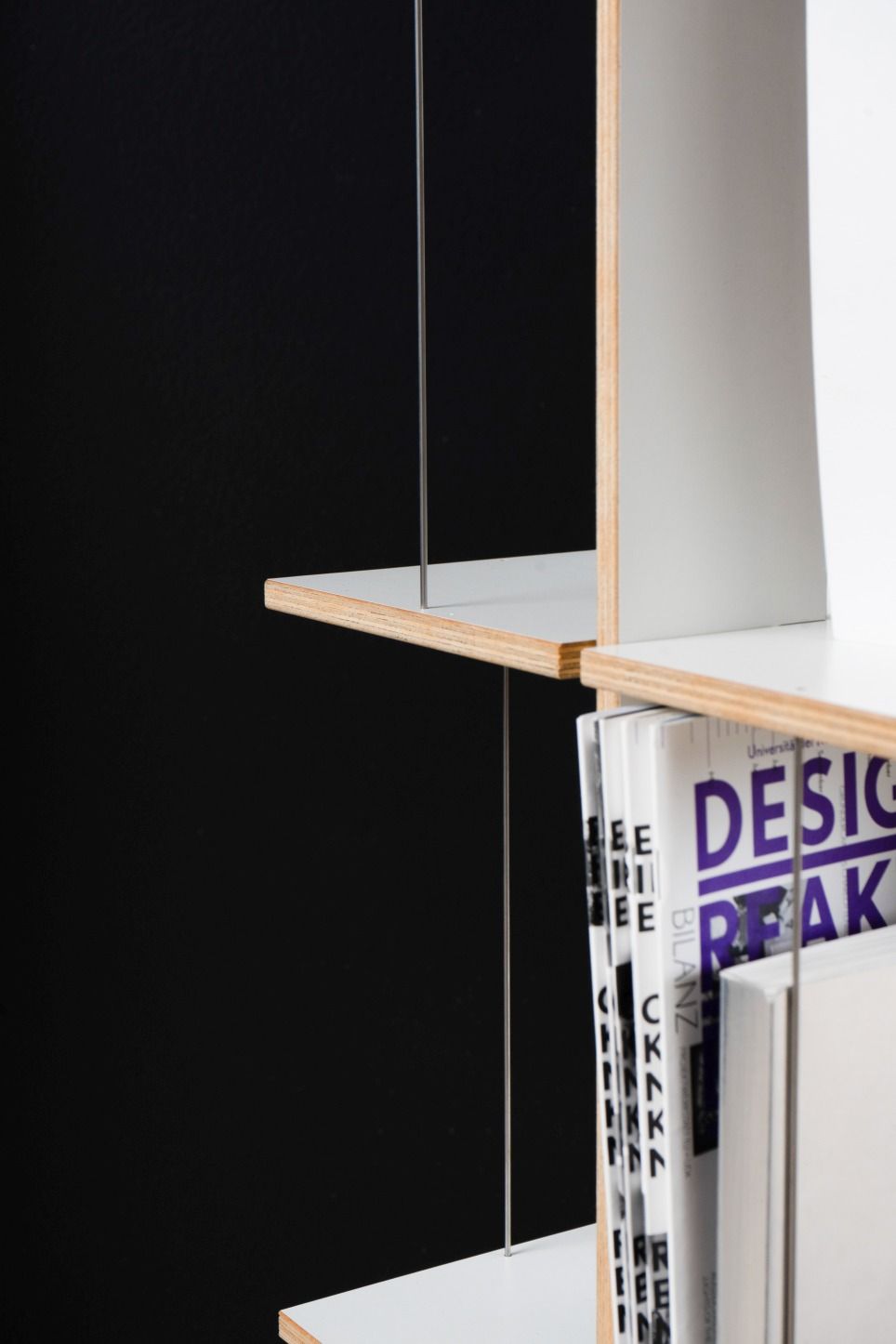 Buchstabler bookshelf, dvd-shelf Nils Holger Moormann