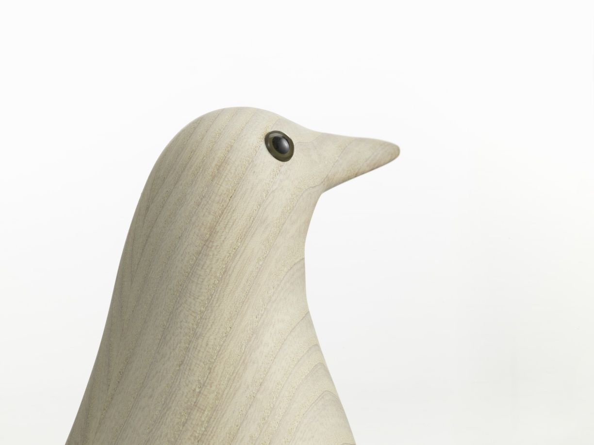 Eames House Bird sculpture white oiled ash Vitra New version
