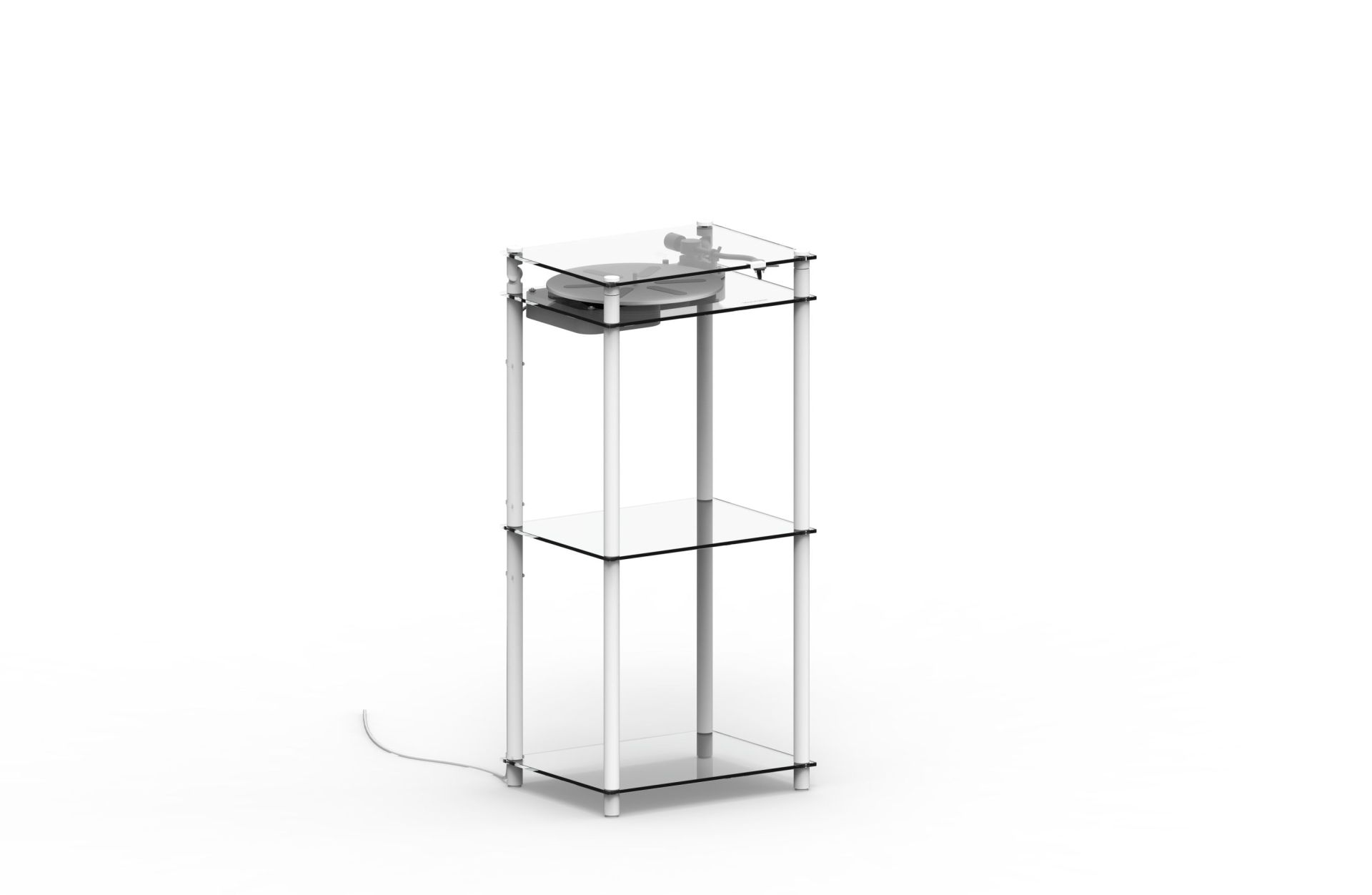 Transparent turntable Transparent