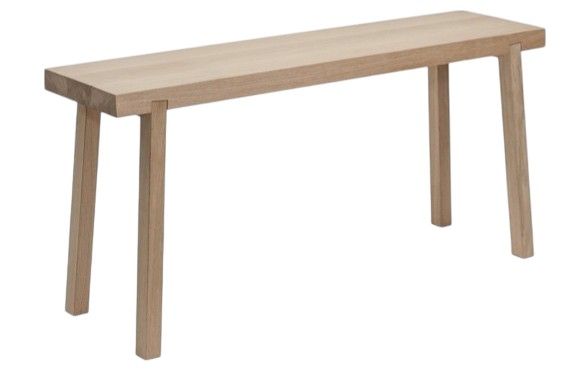 StoolBench large Side by Side oak