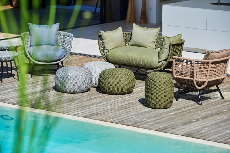 Suka Lounge Armchair Outdoor Jan Kurtz Olive
