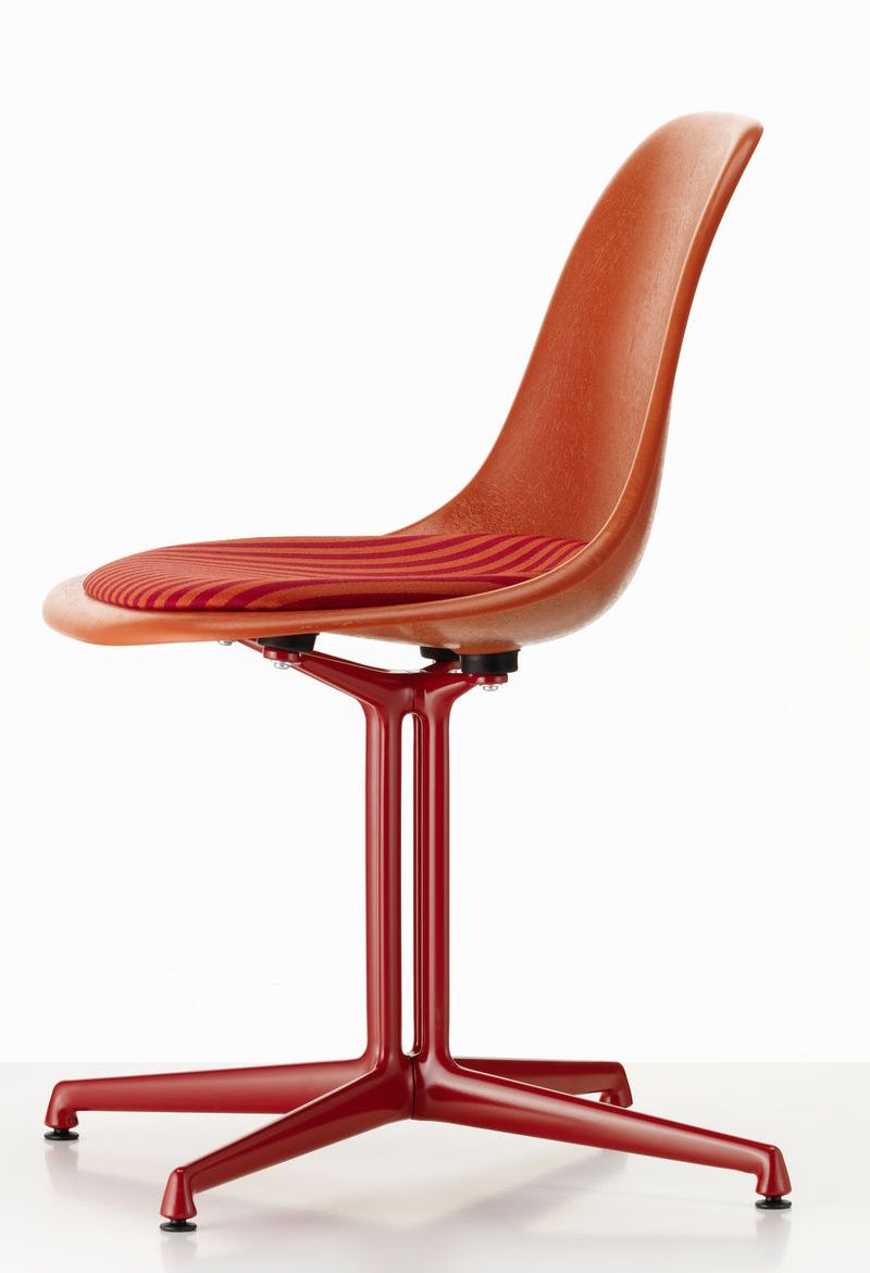 Eames Fibreglass Side Chair La Fonda Red Orange Vitra LIMITED EDITION 