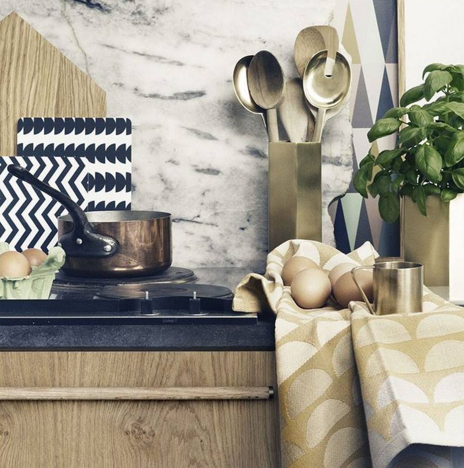 Fein salad servers Ferm Living SINGLE PIECES