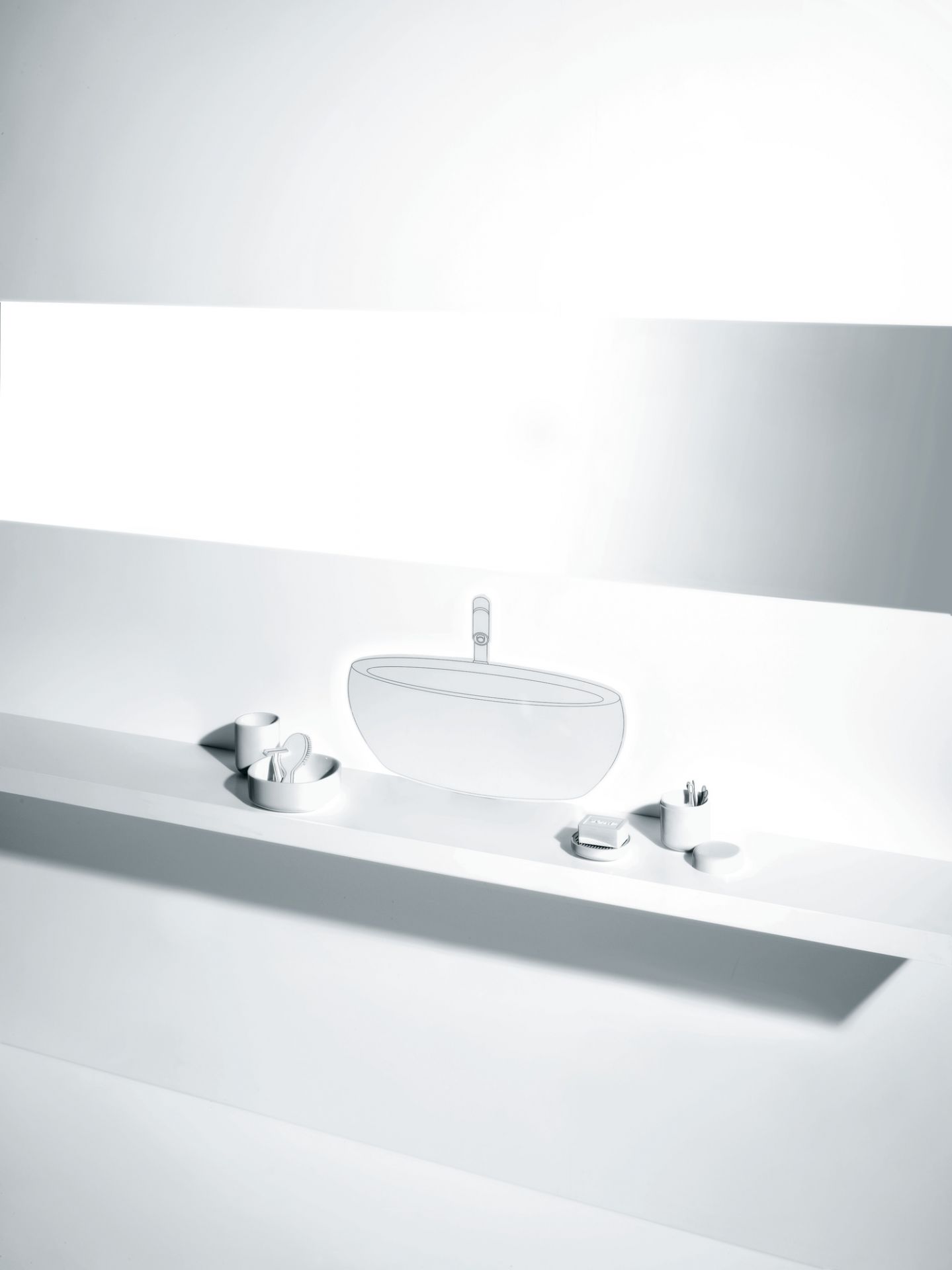Birillo Soap dish PL04 W Alessi