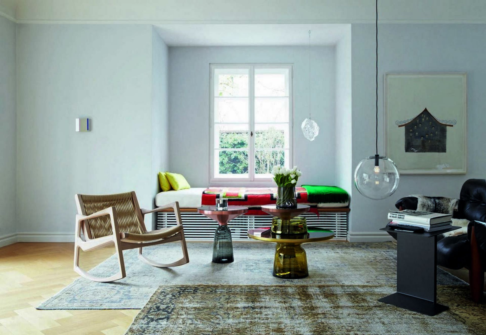 Euvira rocking chair unpadded ClassiCon