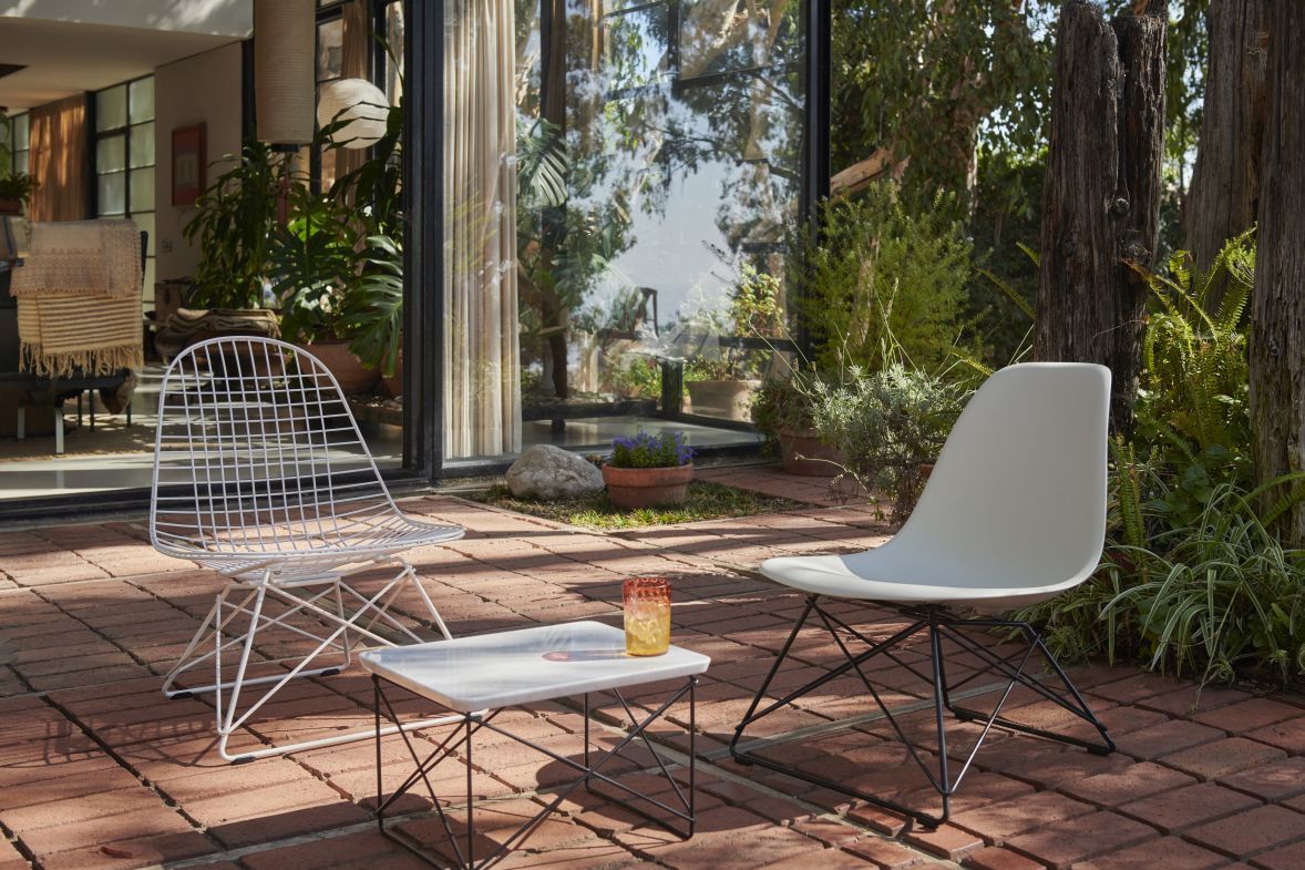 Eames Fibreglass Chair LSR Chair Vitra