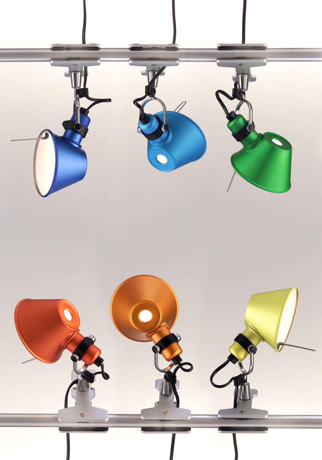 Tolomeo Pinza lamp with clamp Aluminum Artemide SINGLE PIECES