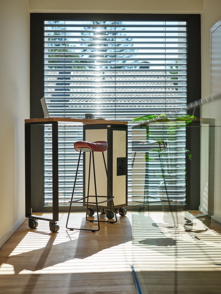 Hightable Tisch Janua silver Bordbar