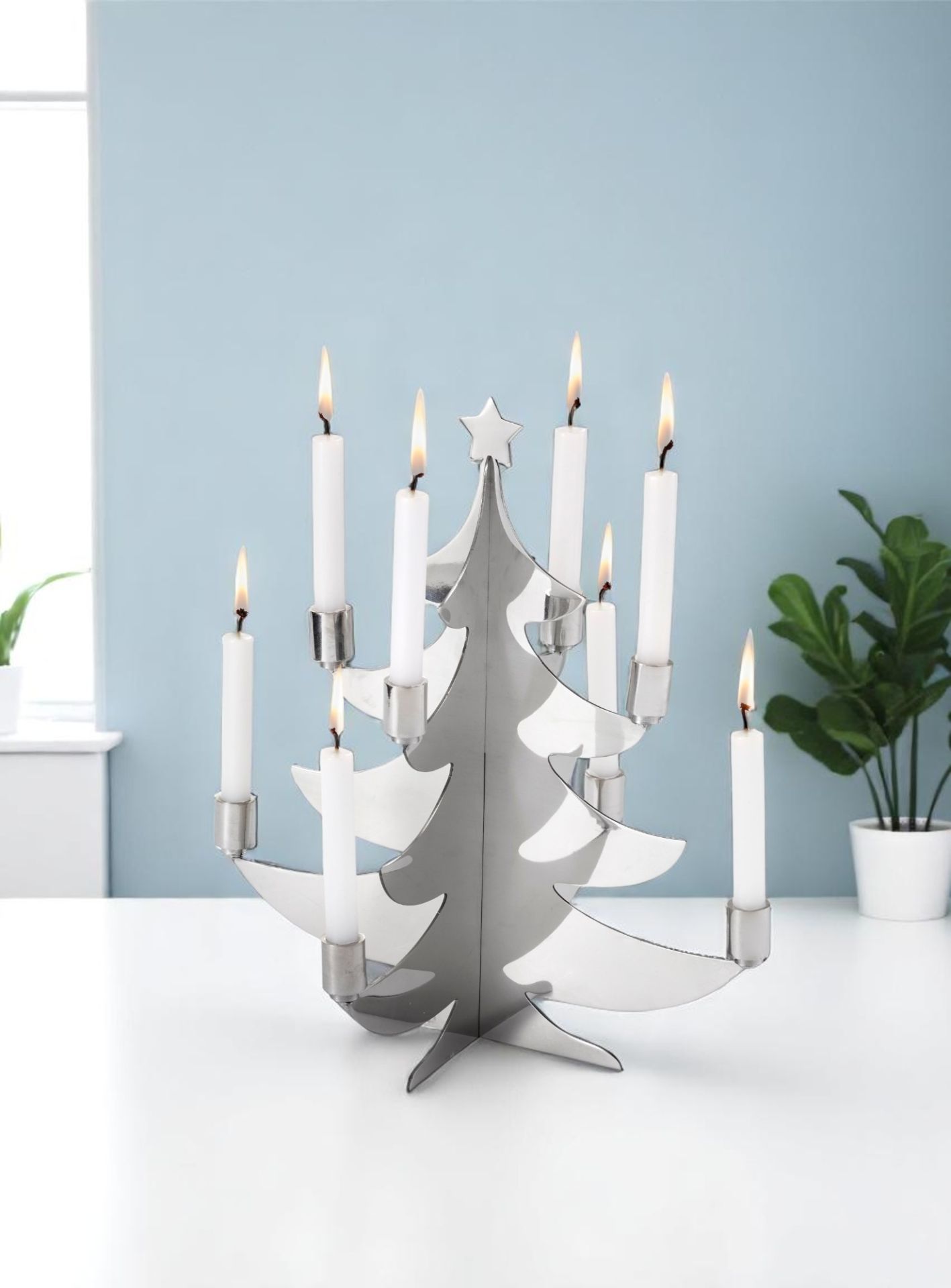 Grenoble Christmas tree for candles Philippi