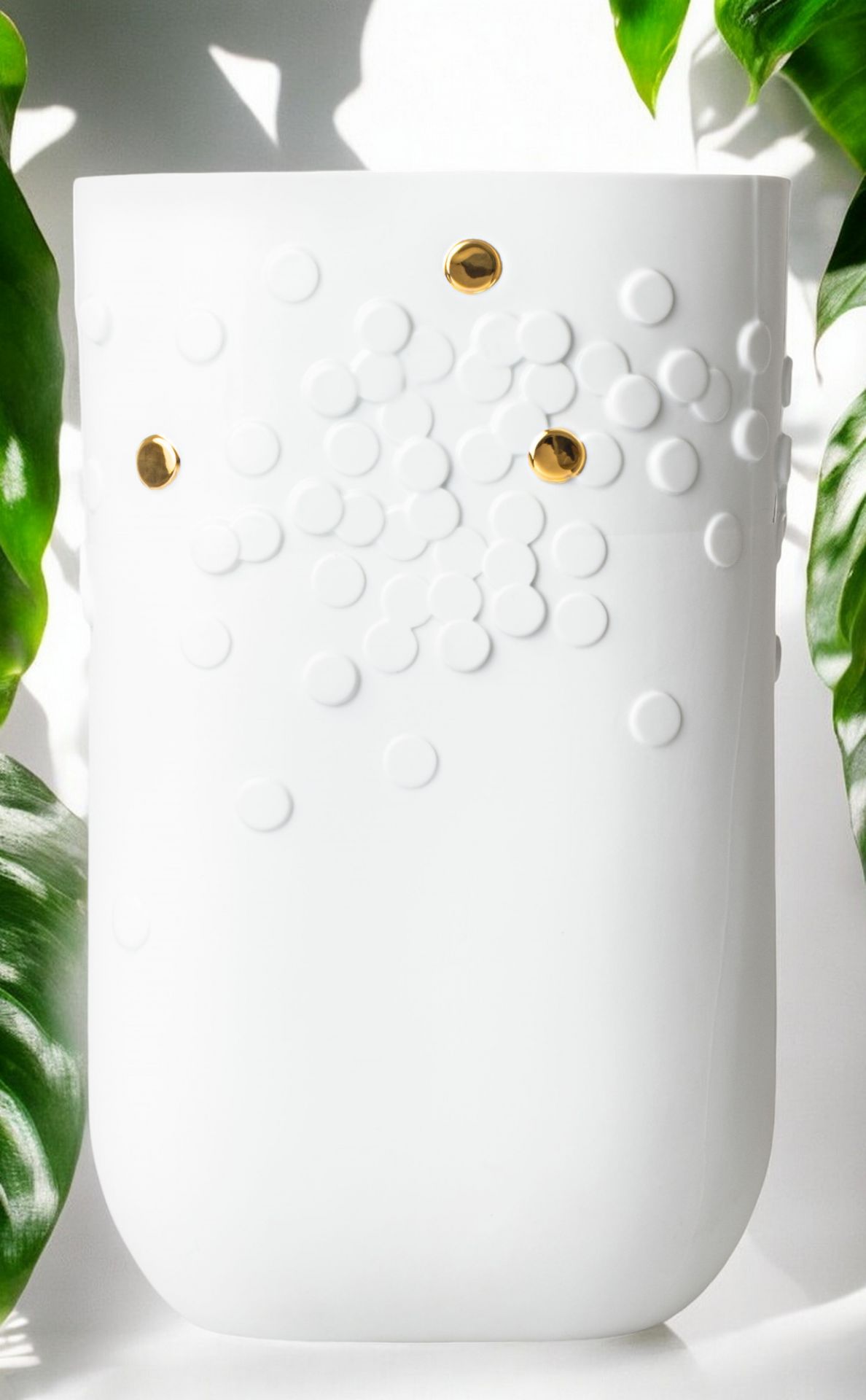 Golden dot vase Floor vase Räder