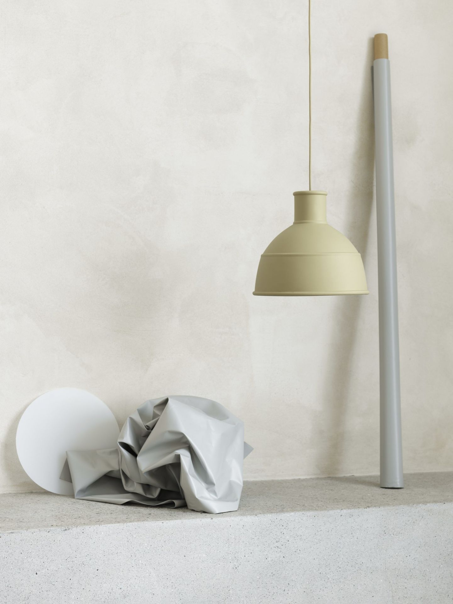 Unfold Pendant Lamp Muuto Dusty red