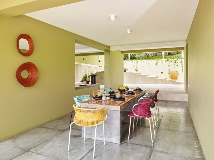 Cielo Stacking Armchair Stackable Armchair Outdoor ames 