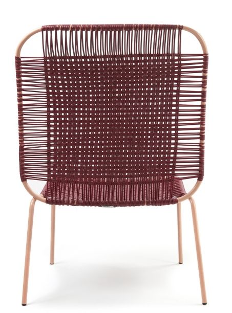 Cielo Lounge Chair High Lounge Chair High Outdoor ames Red - Pink sand