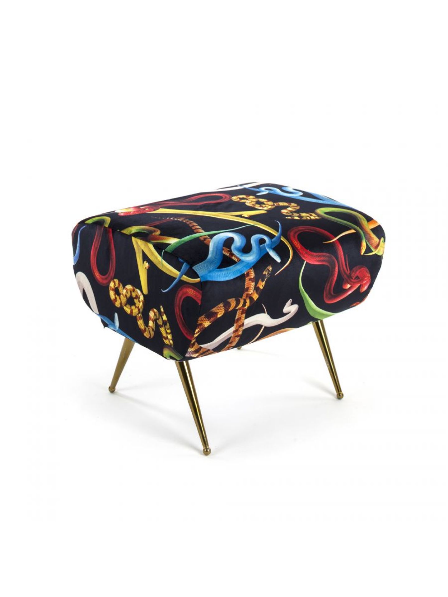 Toiletpaper Pouf stool Snakes Seletti