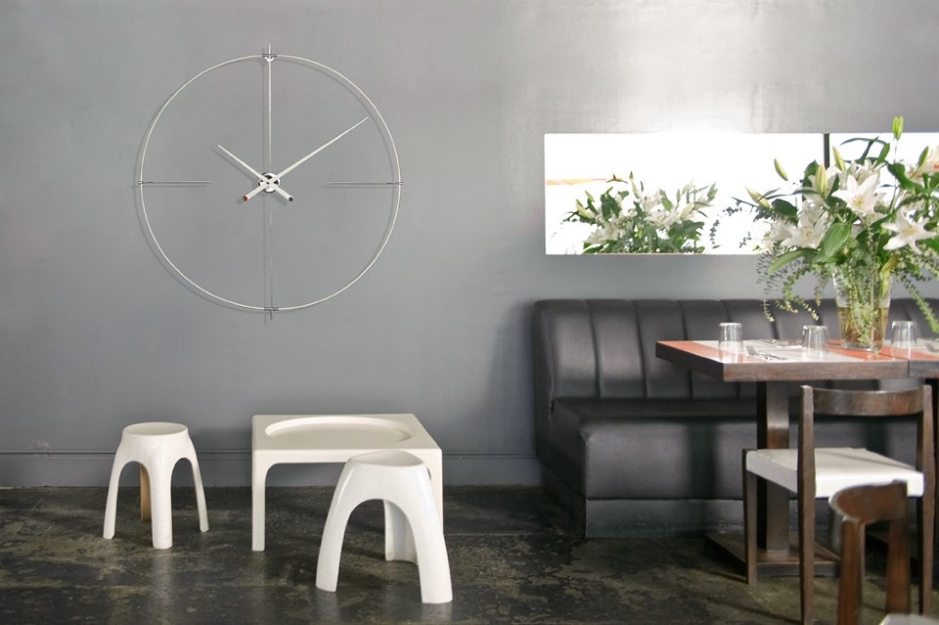 Bilbao N/ L Wall Clock nomon