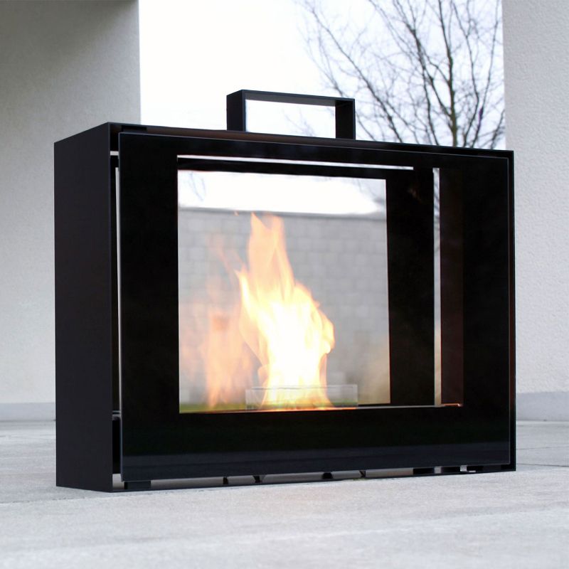 Travelmate Portable with Tenderflame Burner Fireplace Conmoto