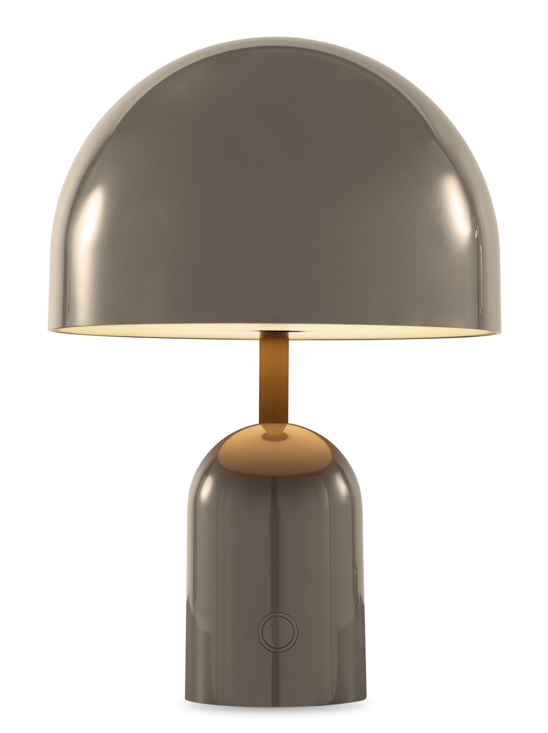 Bell Portable LED Table lamp Rechargeable lamp / Table lamp Tom Dixon Taupe Bell Portable LED Tischleuchte von Tom Dixon in Taupe, kabellose Akkuleuchte für den Innenbereich.