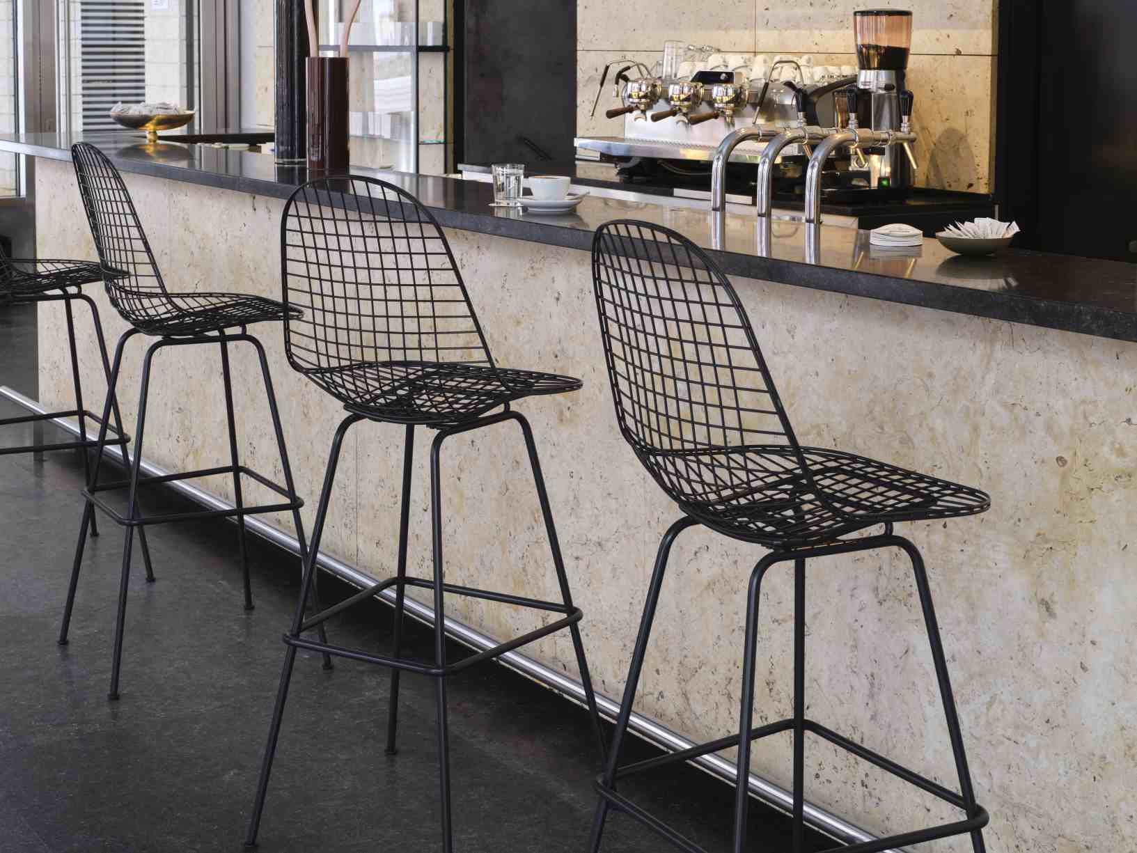 Eames Wire Bar Stool Medium Vitra