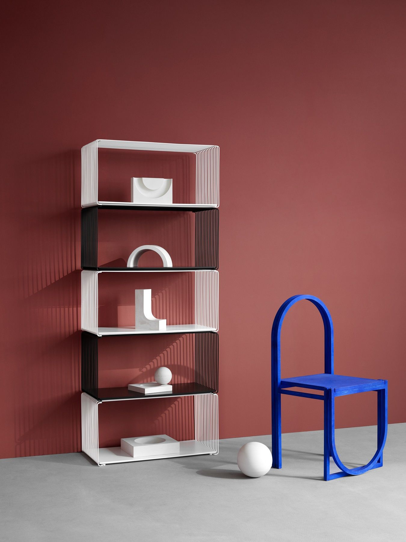 Panton Wire Extended shelving system D35 Montana QUICK SHIP