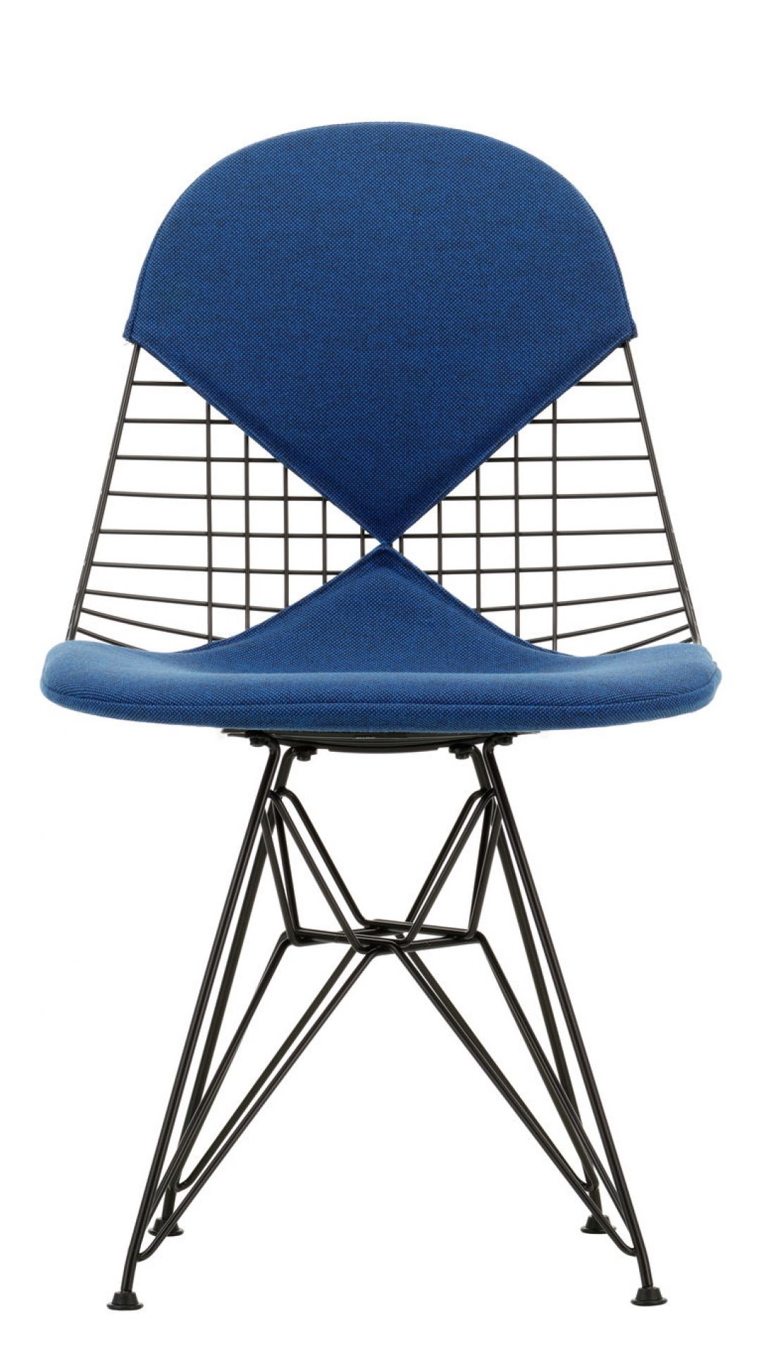 DKR-2 Wire Chair with seat and back cushion Vitra