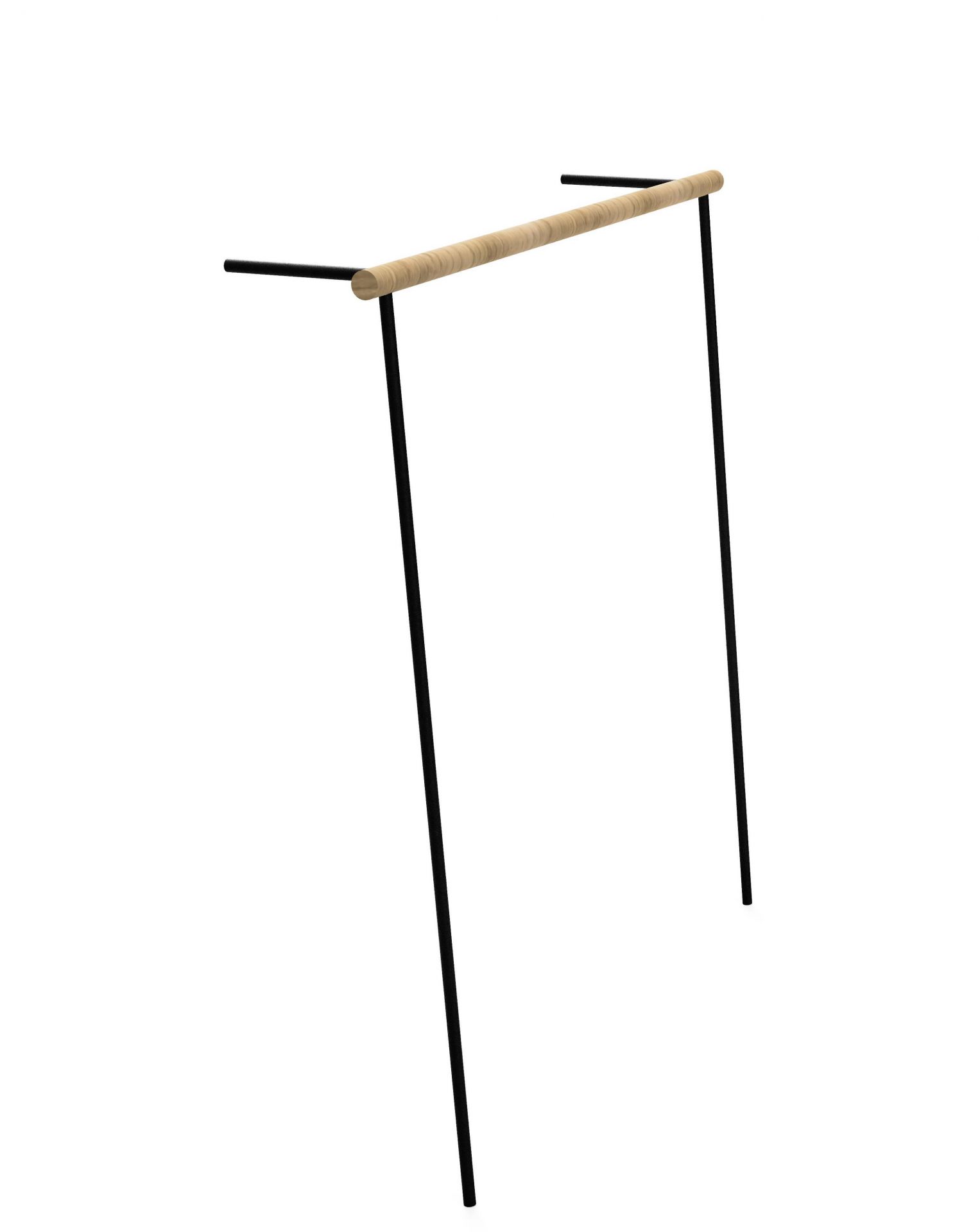 Little Leanon II Mute Servant Leaning Column Black / ROD OAK Roomsafari SINGLE PIECES