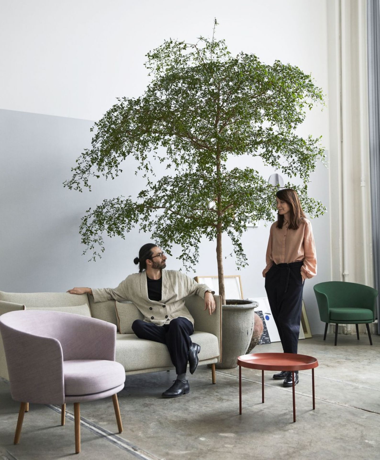 Dorso Lounge Chair Hay