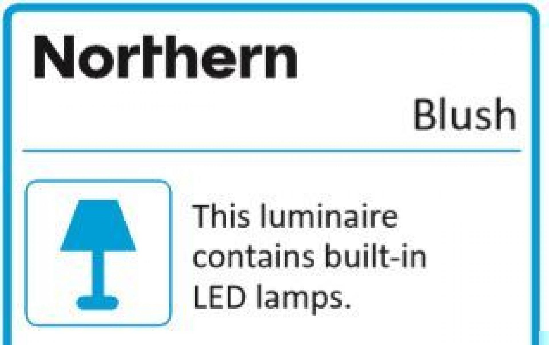 Blush LED Wall Lamp black Northern