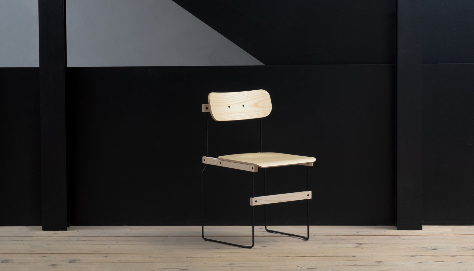 Bruto side chair Nils Holger Moormann