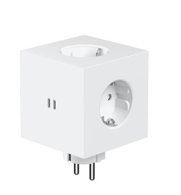 Square 2 - Avolt Socket Cube with USB-C dfp Design 